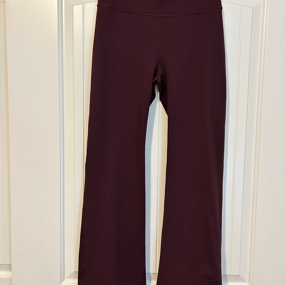 Fabletics Maroon Flared Leggings - image 2